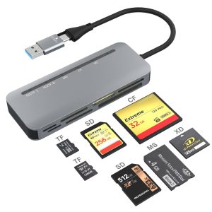 Lecteur Carte SD USB C & USB 3.0-7 en 2  Accès Simultané à 5 Cartes